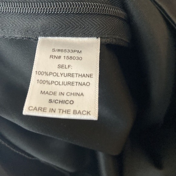 Love Tree Shorts Womens Small Polyurethane Black Stretch - Picture 4 of 5